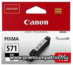 CANON CLI-571XL FEKETE (11ML) EREDETI TINTAPATRON (0331C001)