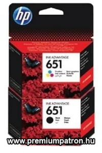 651B +651C PAKK EREDETI HP PATRONSZETT
